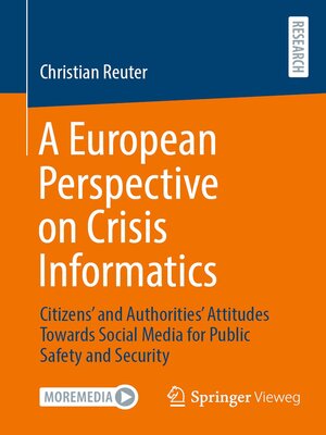 cover image of A European Perspective on Crisis Informatics
